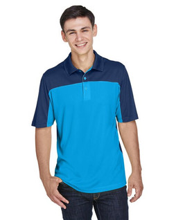 Core365 CE101 - Mens Balance Colorblock Performance Piqué Polo