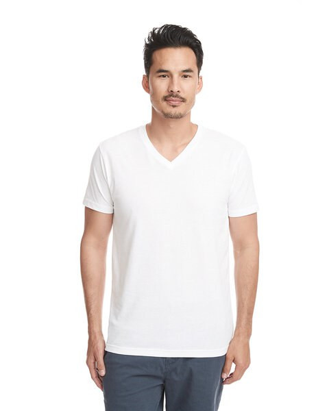 Next Level 6440 - T-shirt à col V en suédine Premium pour homme