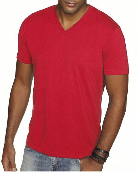 Next Level 6440 - Men's Premium Fitted Sueded V-Neck Tee
