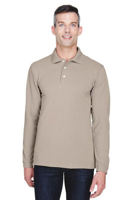 Harriton M265L - 5.6 oz. Easy Blend Long-Sleeve Polo