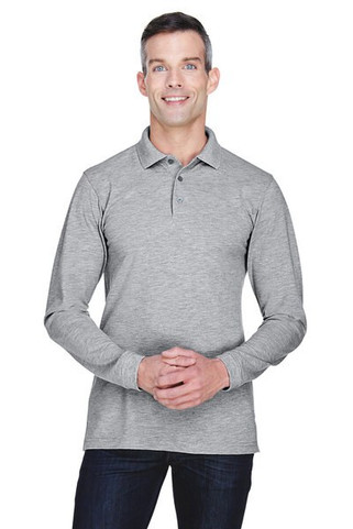 Harriton M265L - 5.6 oz. Easy Blend Long-Sleeve Polo