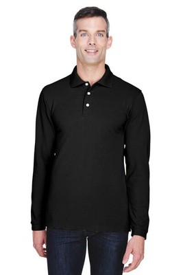 Harriton M265L - 5.6 oz. Easy Blend Long-Sleeve Polo