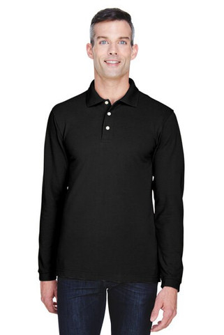 Harriton M265L - 5.6 oz. Easy Blend Long-Sleeve Polo