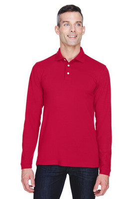 Harriton M265L - 5.6 oz. Easy Blend Long-Sleeve Polo
