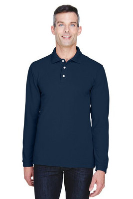 Harriton M265L - 5.6 oz. Easy Blend Long-Sleeve Polo