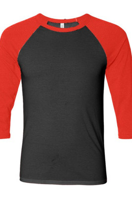 Bella+Canvas 3200 - Unisex 3/4-Sleeve Baseball T-Shirt