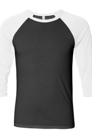 Bella+Canvas 3200 - Unisex 3/4-Sleeve Baseball T-Shirt