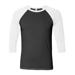 Bella+Canvas 3200 - T-shirt de baseball unisexe à manches 3/4