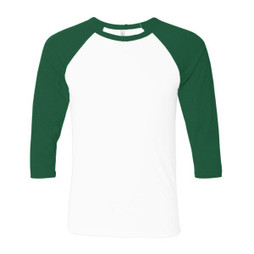 Bella+Canvas 3200 - Unisex 3/4-Sleeve Baseball T-Shirt