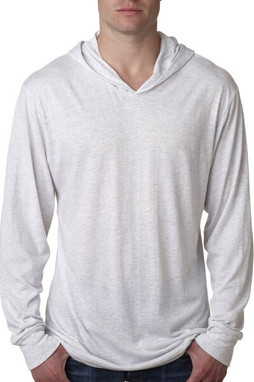 Next Level 6021 - T-shirt unisexe à capuche en tissu triblend