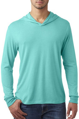 Next Level 6021 - T-shirt unisexe à capuche en tissu triblend