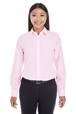 Devon & Jones DG534W - Ladies Crown Collection Striped Shirt