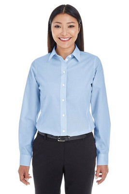 Devon & Jones DG534W - Ladies Crown Collection Striped Shirt