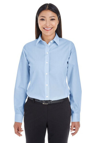 Devon & Jones DG534W - Ladies Crown Collection Striped Shirt