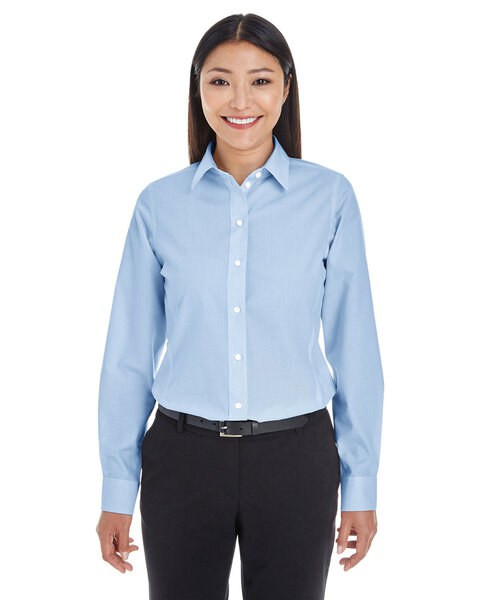 Devon & Jones DG534W - Ladies Crown Collection Striped Shirt