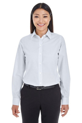Devon & Jones DG534W - Ladies Crown Collection Striped Shirt