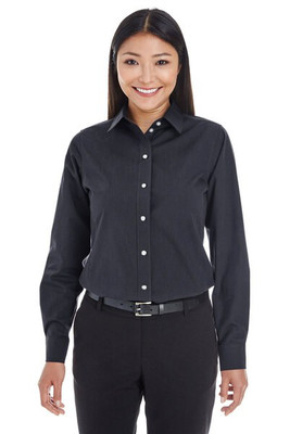 Devon & Jones DG534W - Ladies Crown Collection Striped Shirt