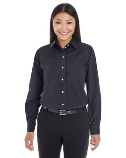 Devon & Jones DG534W - Chemise rayée Crown Collection pour femme