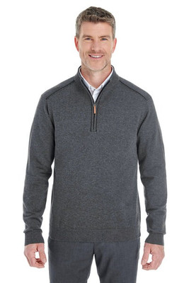 Devon & Jones DG478 - Pull demi-zippé tout confort pour les hommes de Manchester.