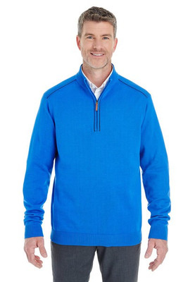 Devon & Jones DG478 - Pull demi-zippé tout confort pour les hommes de Manchester.