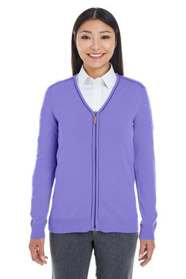 Devon & Jones DG478W - Ladies Manchester Fully-Fashioned Full-Zip Sweater