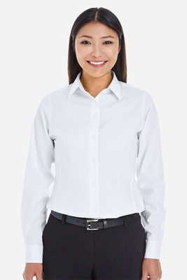Devon & Jones DG532W - Chemise Crown Collection Royal Dobby pour femme