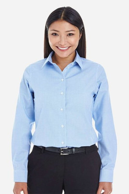 Devon & Jones DG532W - Chemise Crown Collection Royal Dobby pour femme
