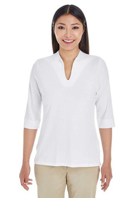 Devon & Jones DP188W - Ladies Perfect Fit Tailored Open Neckline Top