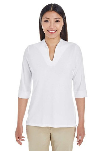 Devon & Jones DP188W - Ladies Perfect Fit Tailored Open Neckline Top