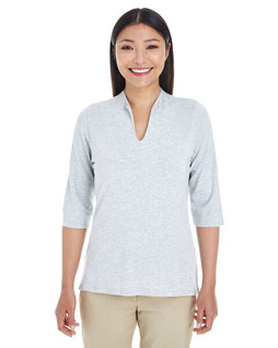 Devon & Jones DP188W - Haut Élégant à Encolure Ouverte pour Femmes