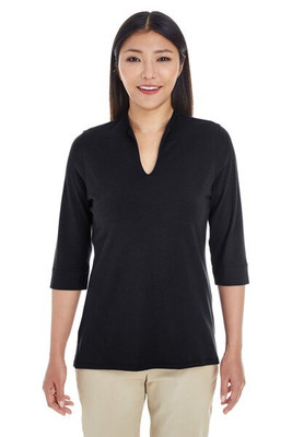 Devon & Jones DP188W - Ladies Perfect Fit Tailored Open Neckline Top