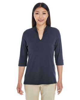 Devon & Jones DP188W - Ladies Perfect Fit Tailored Open Neckline Top