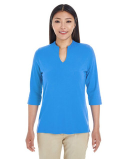 Devon & Jones DP188W - Haut Élégant à Encolure Ouverte pour Femmes