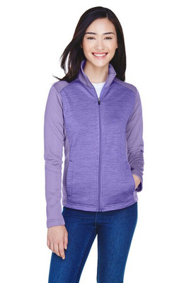 Devon & Jones DG796W - Ladies Newbury Colorblock Mélange Fleece Full-Zip