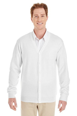 Harriton M425 - Men's Pilbloc V-Neck Button Cardigan Sweater