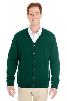 Harriton M425 - Men's Pilbloc V-Neck Button Cardigan Sweater