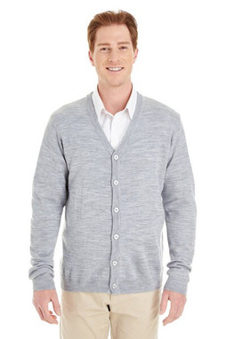 Harriton M425 - Mens Pilbloc V-Neck Button Cardigan Sweater