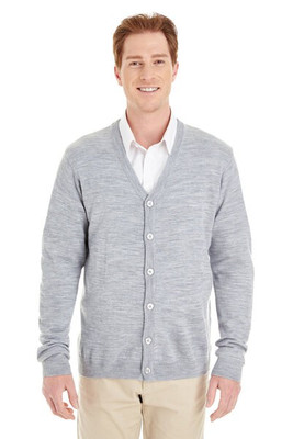 Harriton M425 - Men's Pilbloc V-Neck Button Cardigan Sweater