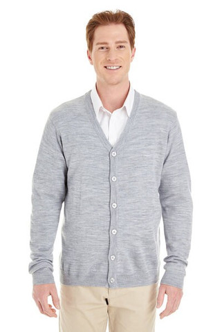Harriton M425 - Mens Pilbloc V-Neck Button Cardigan Sweater