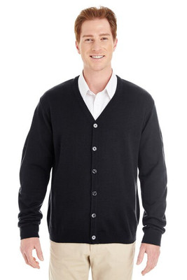 Harriton M425 - Men's Pilbloc V-Neck Button Cardigan Sweater