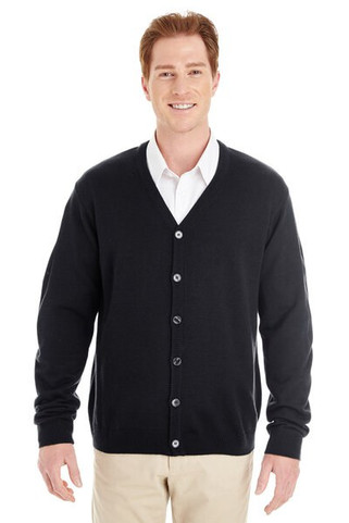 Harriton M425 - Mens Pilbloc V-Neck Button Cardigan Sweater