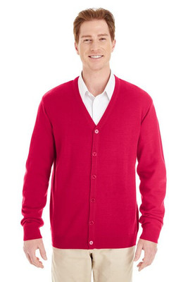Harriton M425 - Men's Pilbloc V-Neck Button Cardigan Sweater