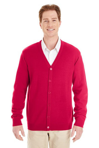 Harriton M425 - Mens Pilbloc V-Neck Button Cardigan Sweater