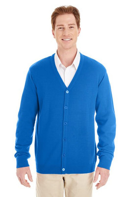 Harriton M425 - Men's Pilbloc V-Neck Button Cardigan Sweater