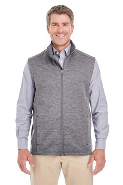 Devon & Jones DG797 - Mens Newbury Mélange Fleece Vest