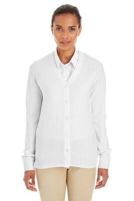 Harriton M425W - Ladies Pilbloc V-Neck Button Cardigan Sweater