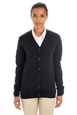 Harriton M425W - Ladies Pilbloc V-Neck Button Cardigan Sweater