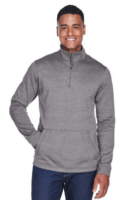 Devon & Jones DG798 - Men's Newbury Mélange Fleece Quarter-Zip