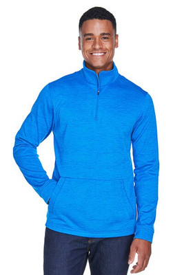 Devon & Jones DG798 - Pull Zippé en Polaire Mélangée pour Hommes