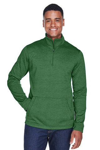 Devon & Jones DG798 - Mens Newbury Mélange Fleece Quarter-Zip